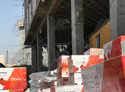 ارسال محصولات نیک بسپار پروژه تهران
